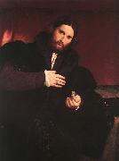Man with a Golden Paw, Lorenzo Lotto